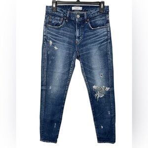 Moussy‎ Vintage Jeans Boyfriend Fit Women’s Size 26 Distressed Destroyed Denim